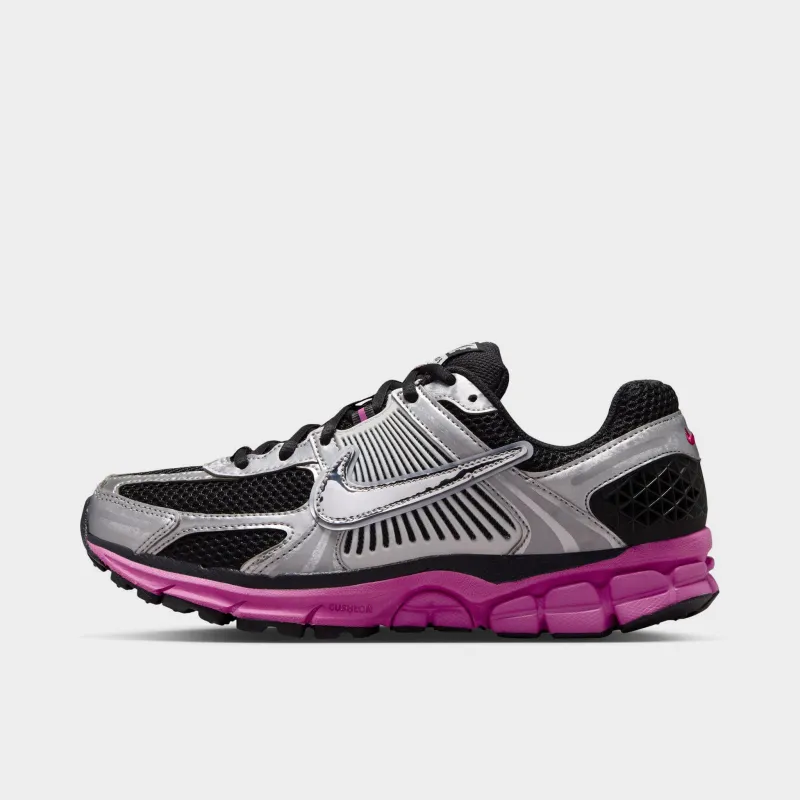 Nike Women's Zoom Vomero 5 Off Noir / Metallic Silver- Fire Pink made by Nike