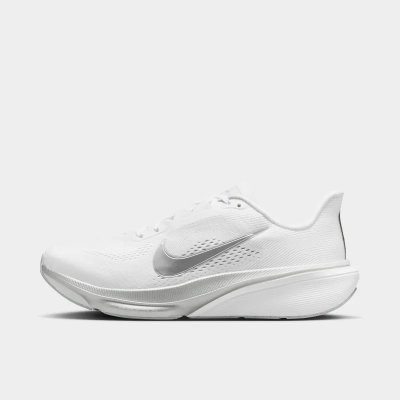 Nike Women's Pegasus 42 White / Metallic Silver - Wolf Grey made by Nike