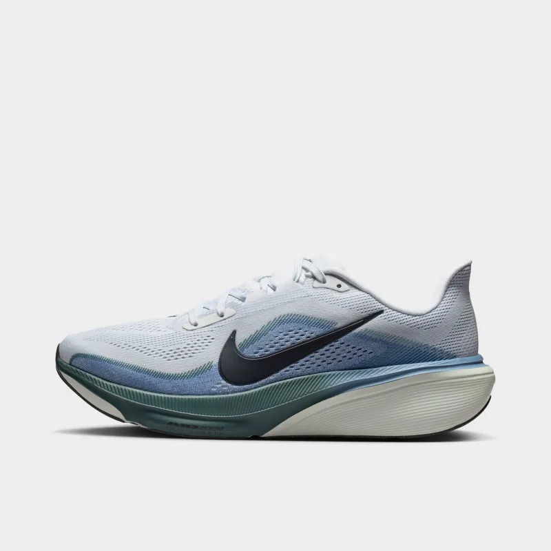 Nike Pegasus 42 Pure Platinum / Dark Obsidian - Work Blue made by Nike