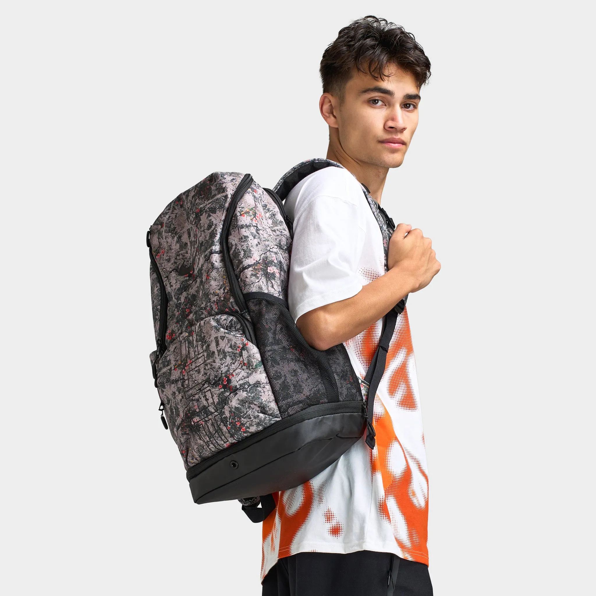 Nike Varsity Elite Backpack - AOP Cream / Black sold by JD Sports