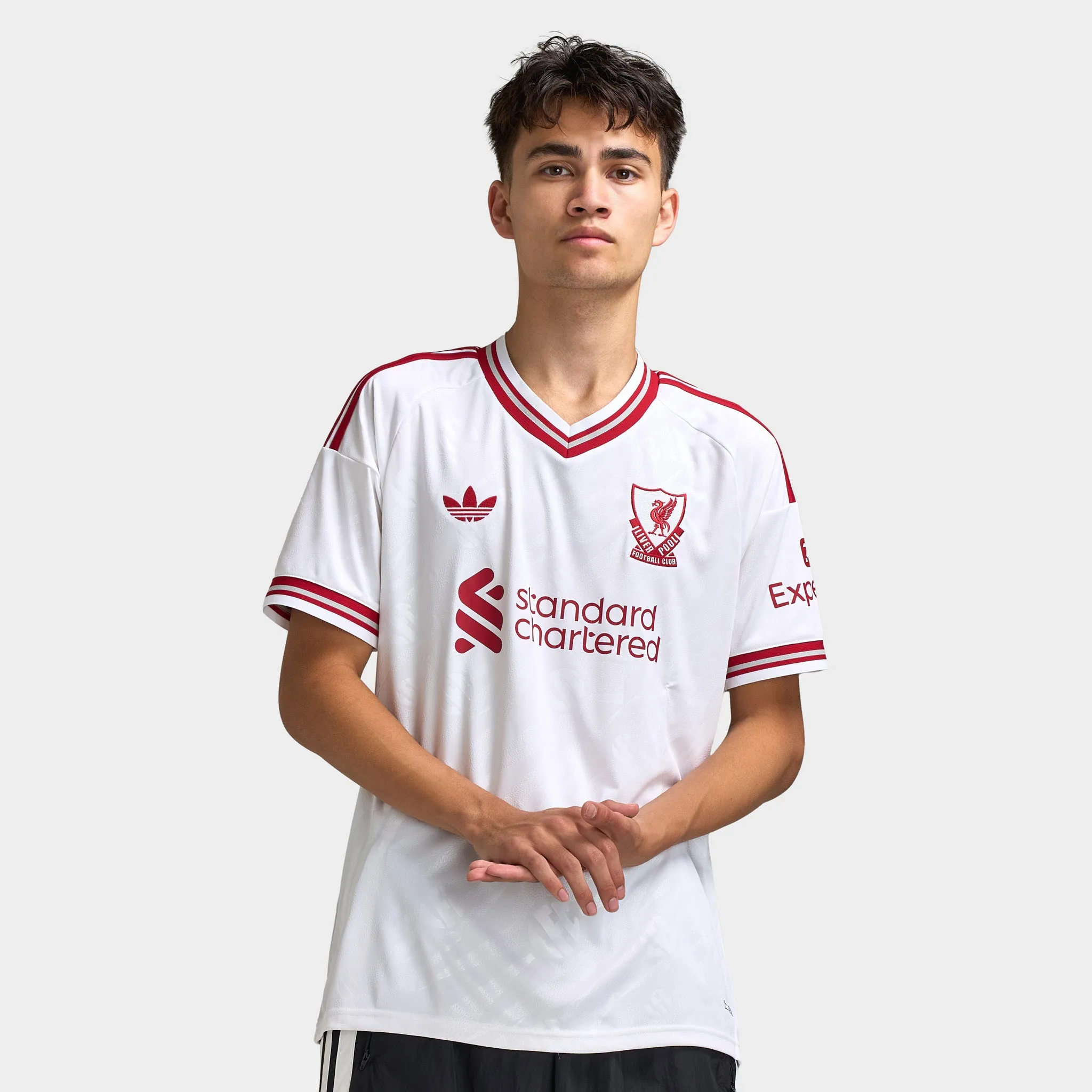 adidas Liverpool Away Jersey White / Black sold by JD Sports