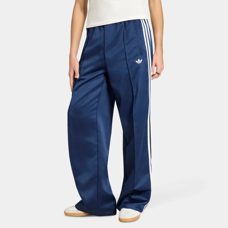 adidas Satin SST Loose Track Pants Night Indigo / White made by Adidas