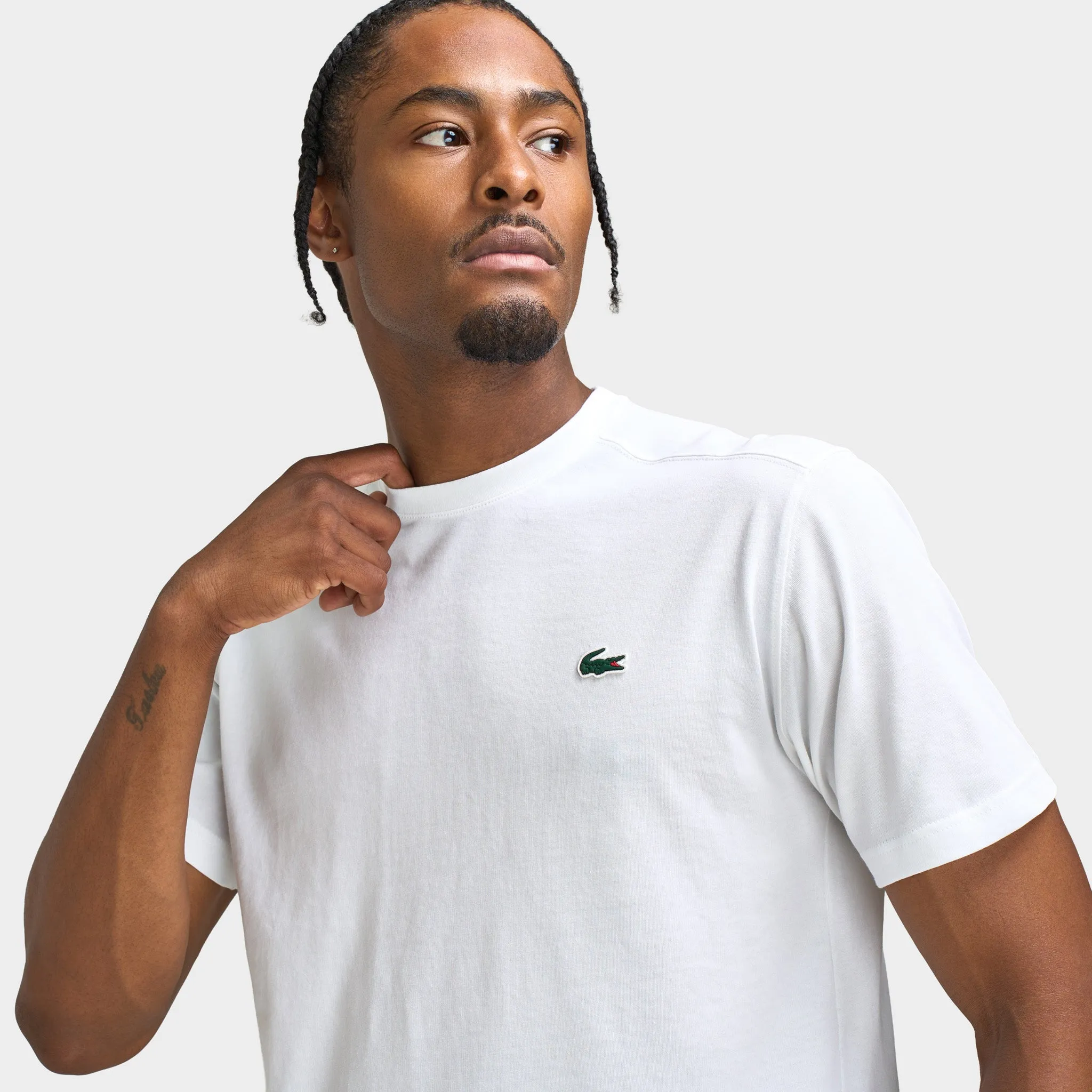 Lacoste Crewneck T-shirt / White sold by JD Sports product image thumbnail 3