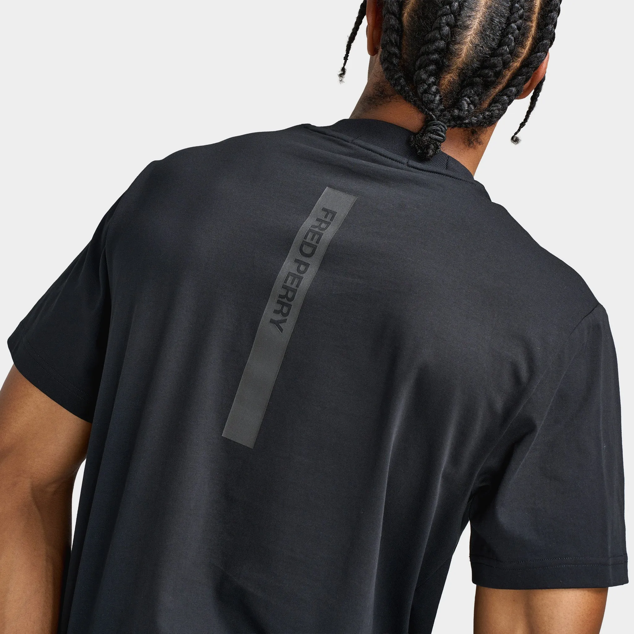 Fred Perry Reflective Print Tee / Black sold by JD Sports product image thumbnail 4