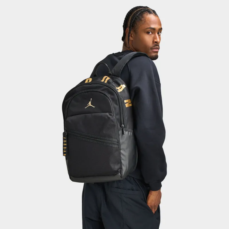 Jordan Air Patrol Backpack Black / Gold made by Jordan