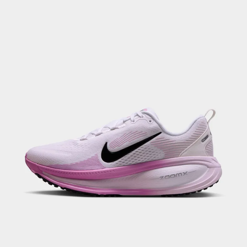 Nike Women's Vomero 18 White / Black - Bleached Lilac made by Nike