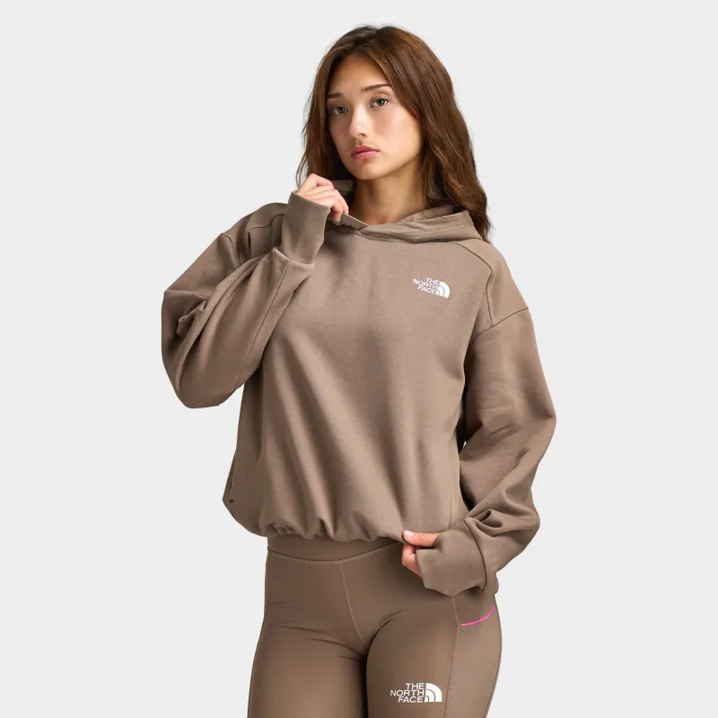 The North Face Women's Grid Boxy Hoodie / Garnet made by The North Face