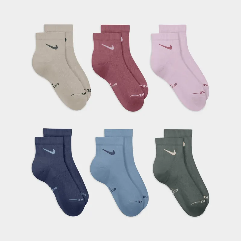 Nike Everyday Elevated Ankle Socks (6-Pack) / Multi made by Nike