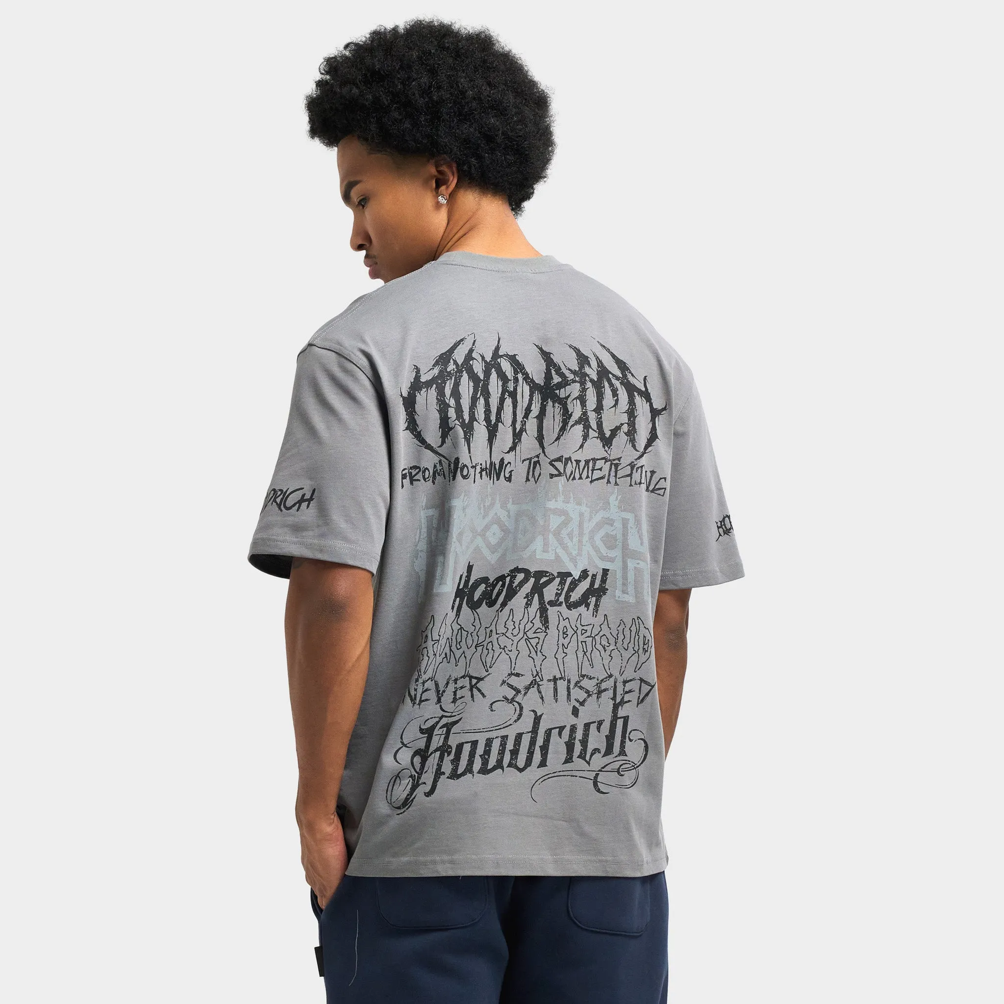 Hoodrich Nocturn Oversized T-Shirt / Lava Smoke sold by JD Sports product image thumbnail 2