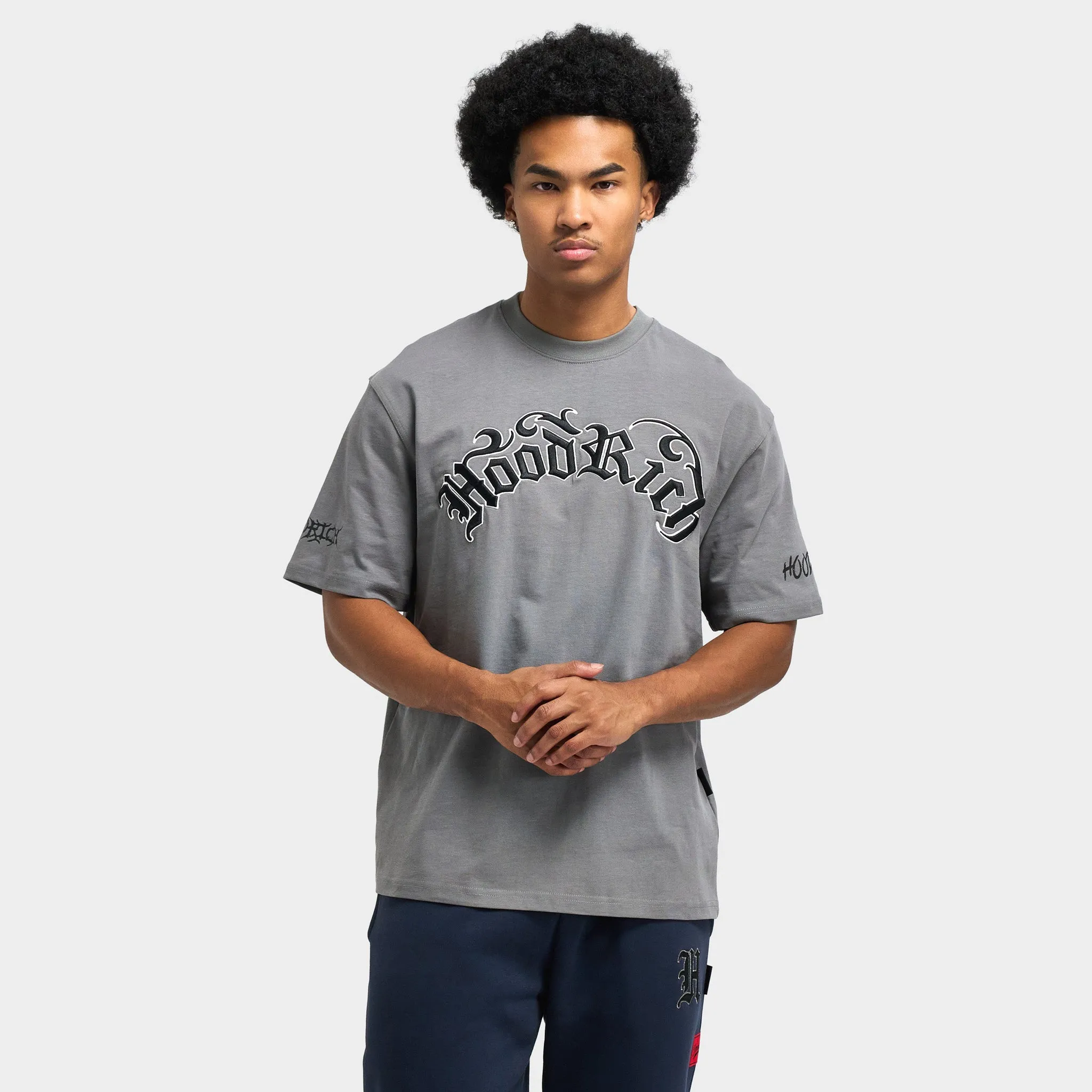 Hoodrich Nocturn Oversized T-Shirt / Lava Smoke sold by JD Sports