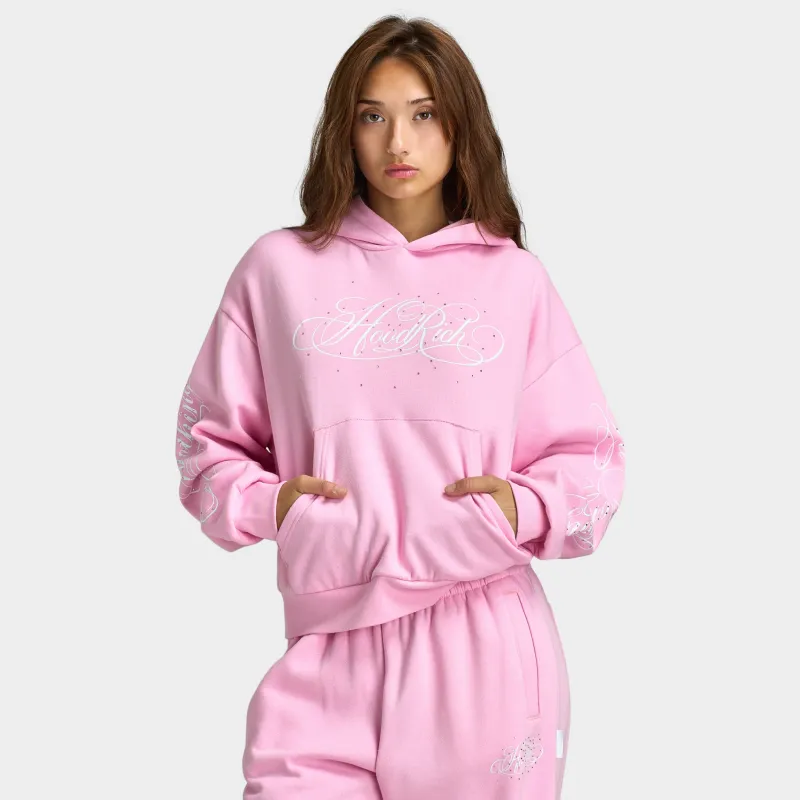 Hoodrich Sirena Mid-length Hoodie / Lilac - White made by Hoodrich