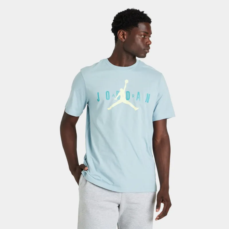 Jordan Air Wordmark T-shirt Ocean Cube / Washed Teal - Citron Tint sold by JD Sports