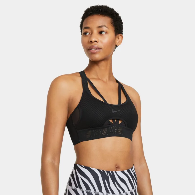 Nike Women's Dri-FIT Indy UltraBreathe Light-Support Padded Sports Bra Black / Black - Black sold by JD Sports