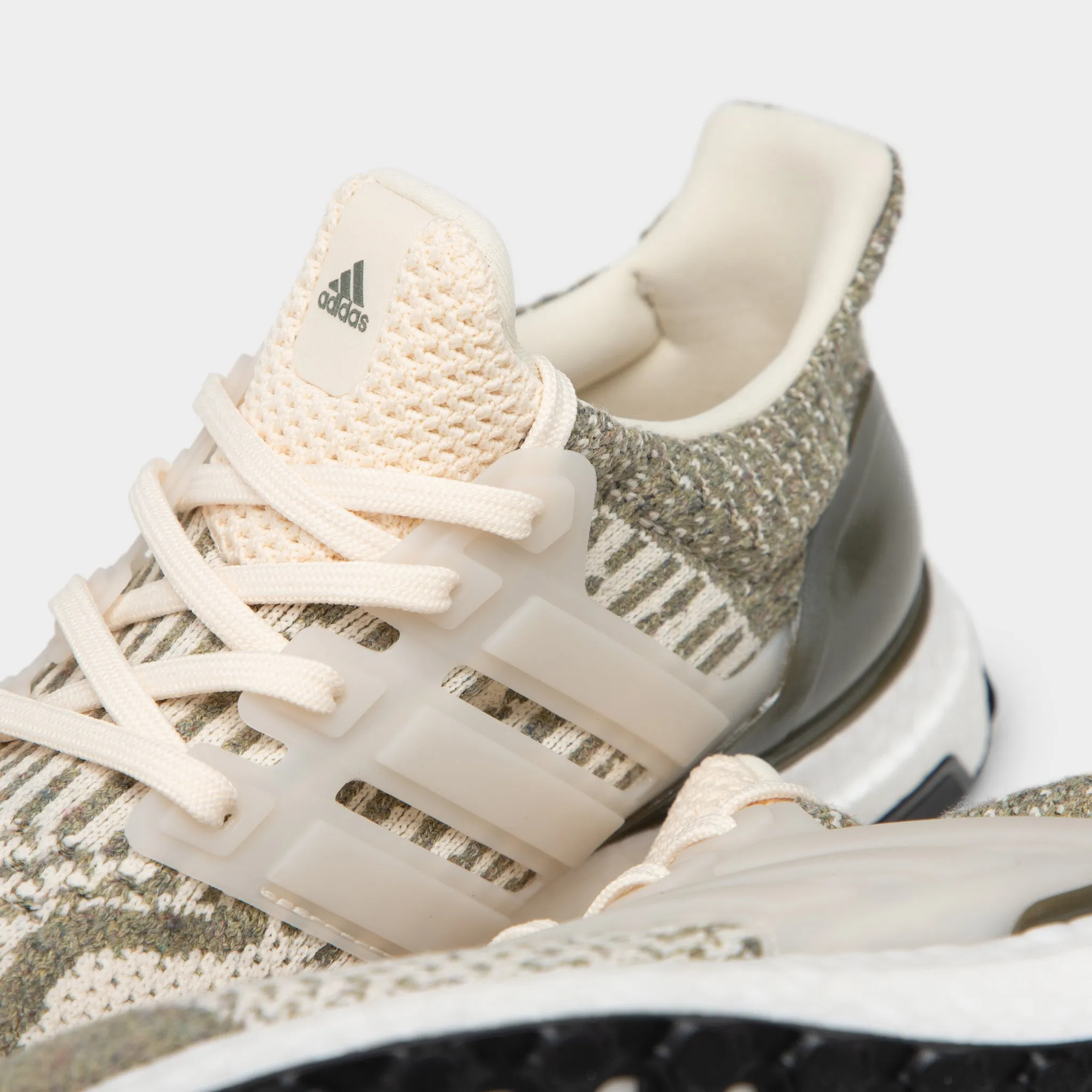 adidas Women's Ultraboost 5.0 DNA Wonder White / Wonder White - Focus Olive sold by JD Sports product image thumbnail 3
