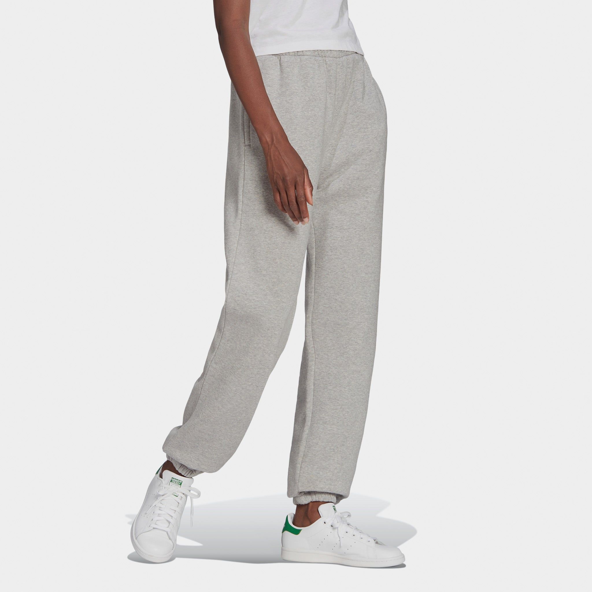 adidas Originals Women’s Adicolor Essentials Fleece Joggers / Medium Grey Heather sold by JD Sports product image thumbnail 3