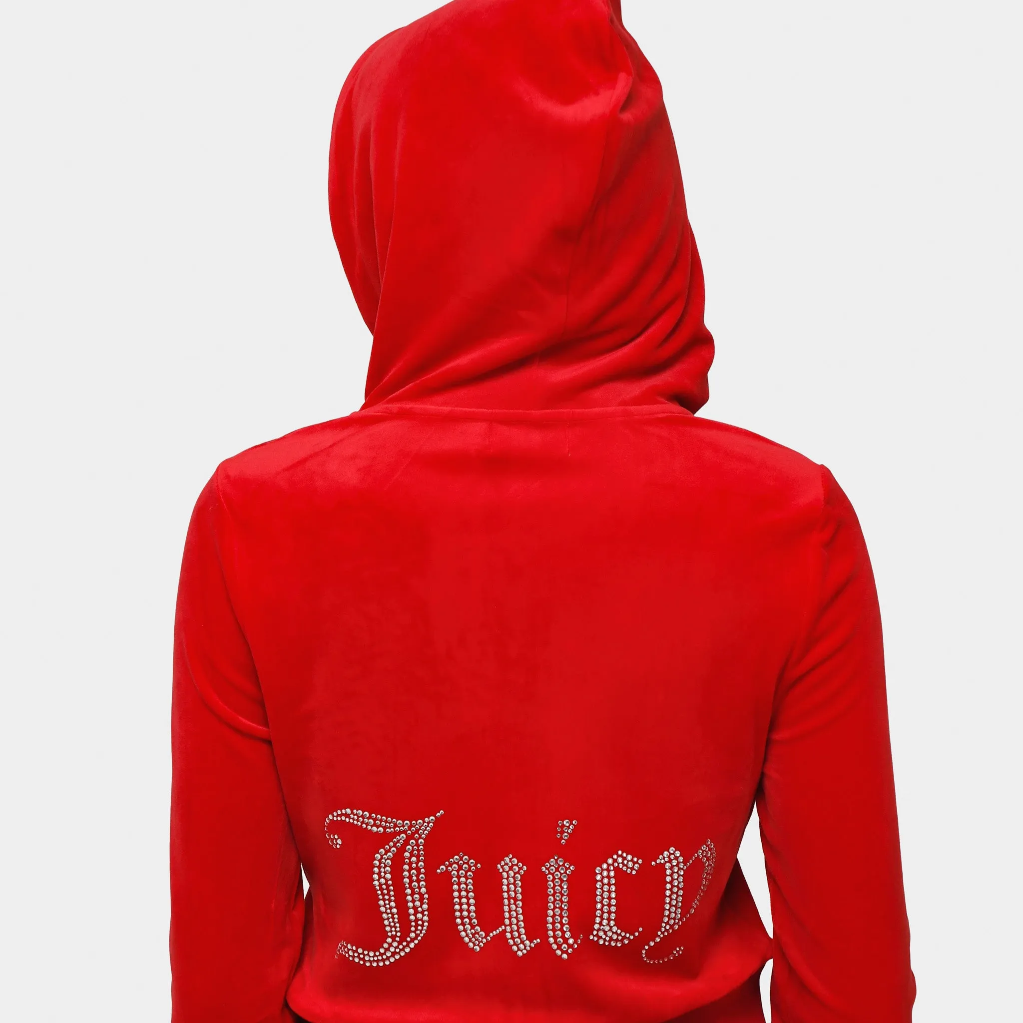 Juicy Couture Women's OG Big Bling Full Zip Hoodie / Coco Red sold by JD Sports product image thumbnail 4