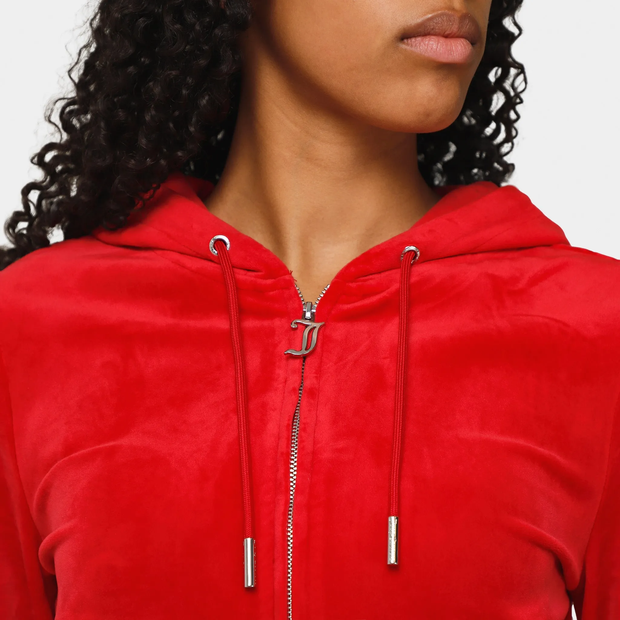 Juicy Couture Women's OG Big Bling Full Zip Hoodie / Coco Red sold by JD Sports product image thumbnail 5