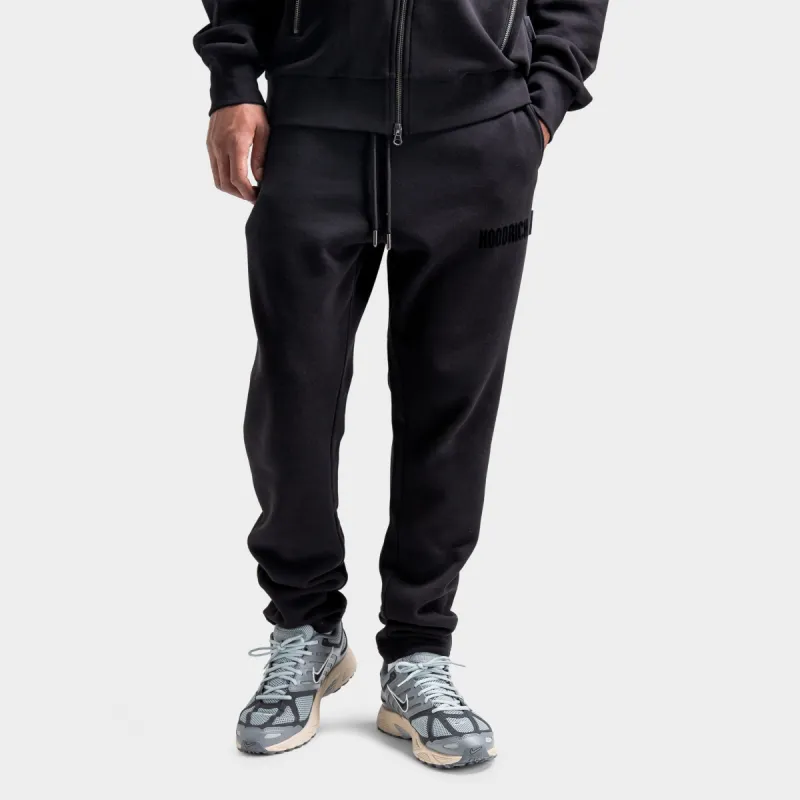 Hoodrich Superior Open Hem Jogger Black / Black made by Hoodrich