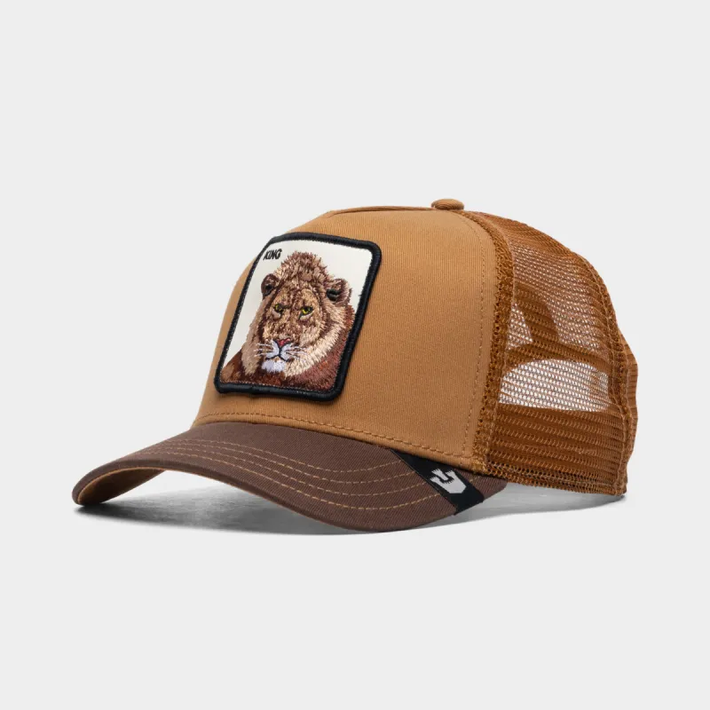 Goorin Bros. The King Lion Trucker Hat / Whiskey sold by JD Sports