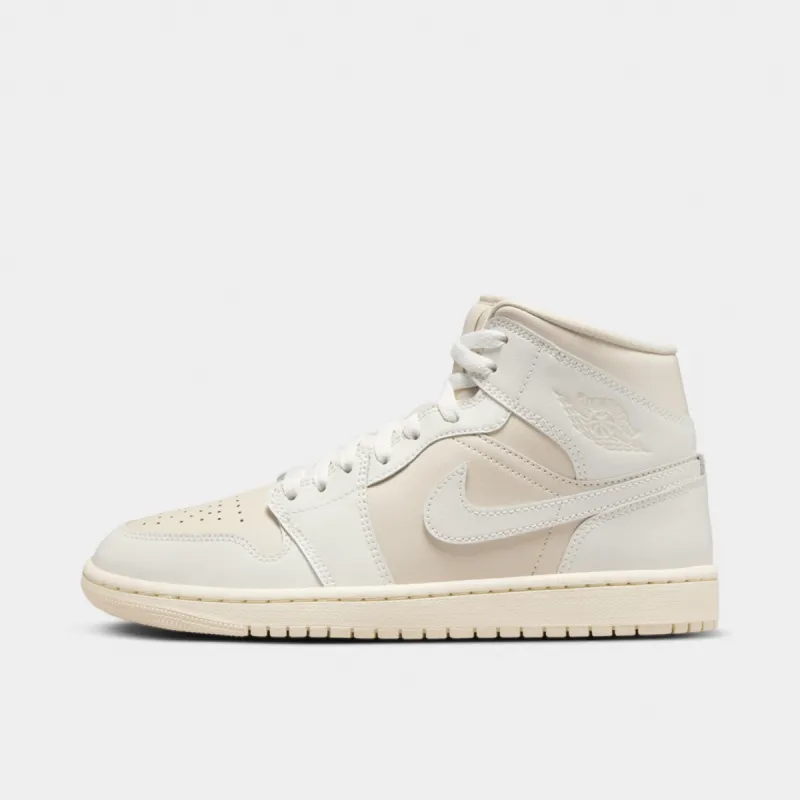 Jordan Women's 1 Mid Legend Light Brown / Sail - Muslin sold by JD Sports