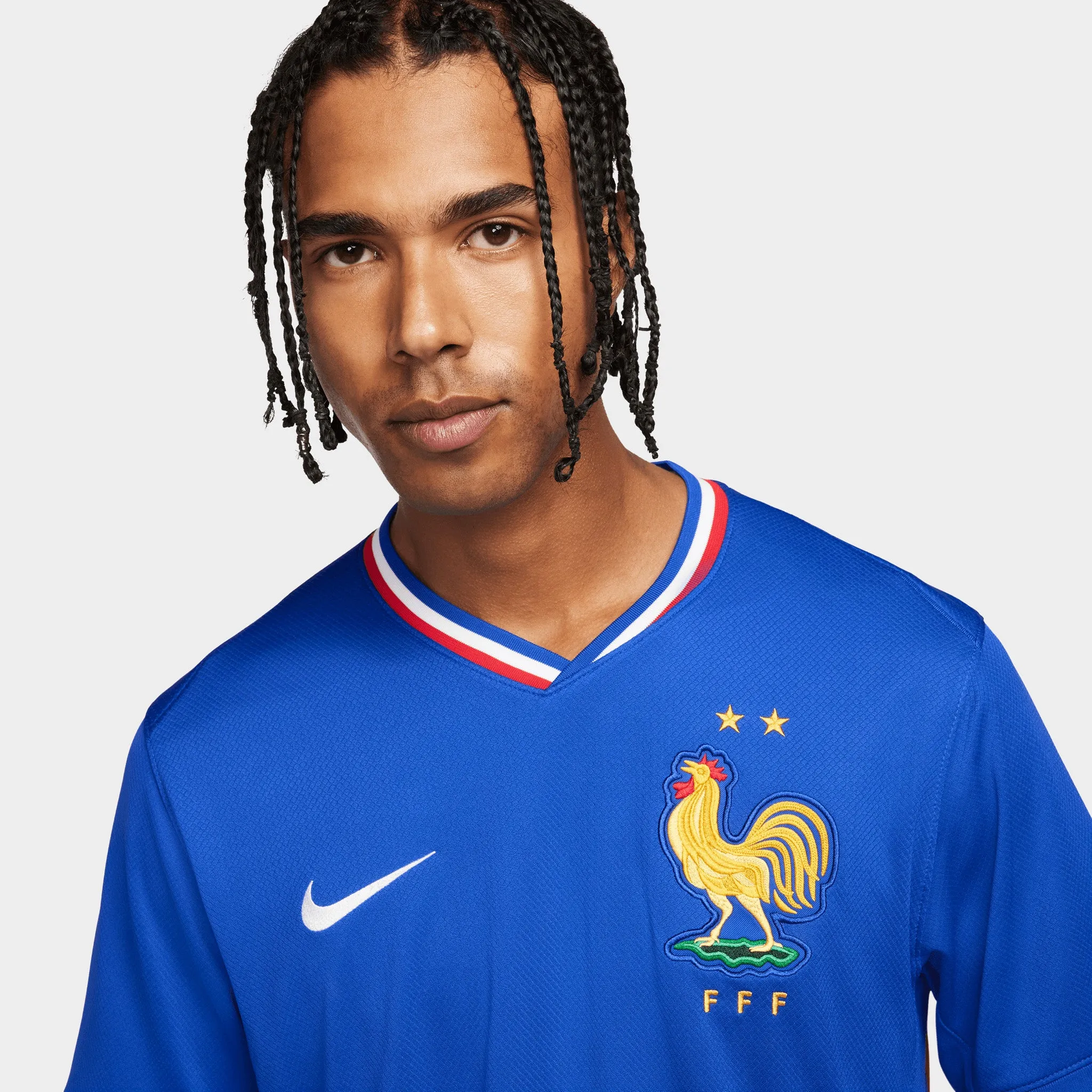 Nike Dri-FIT France Soccer Jersey Bright Blue / University Red - White sold by JD Sports product image thumbnail 3