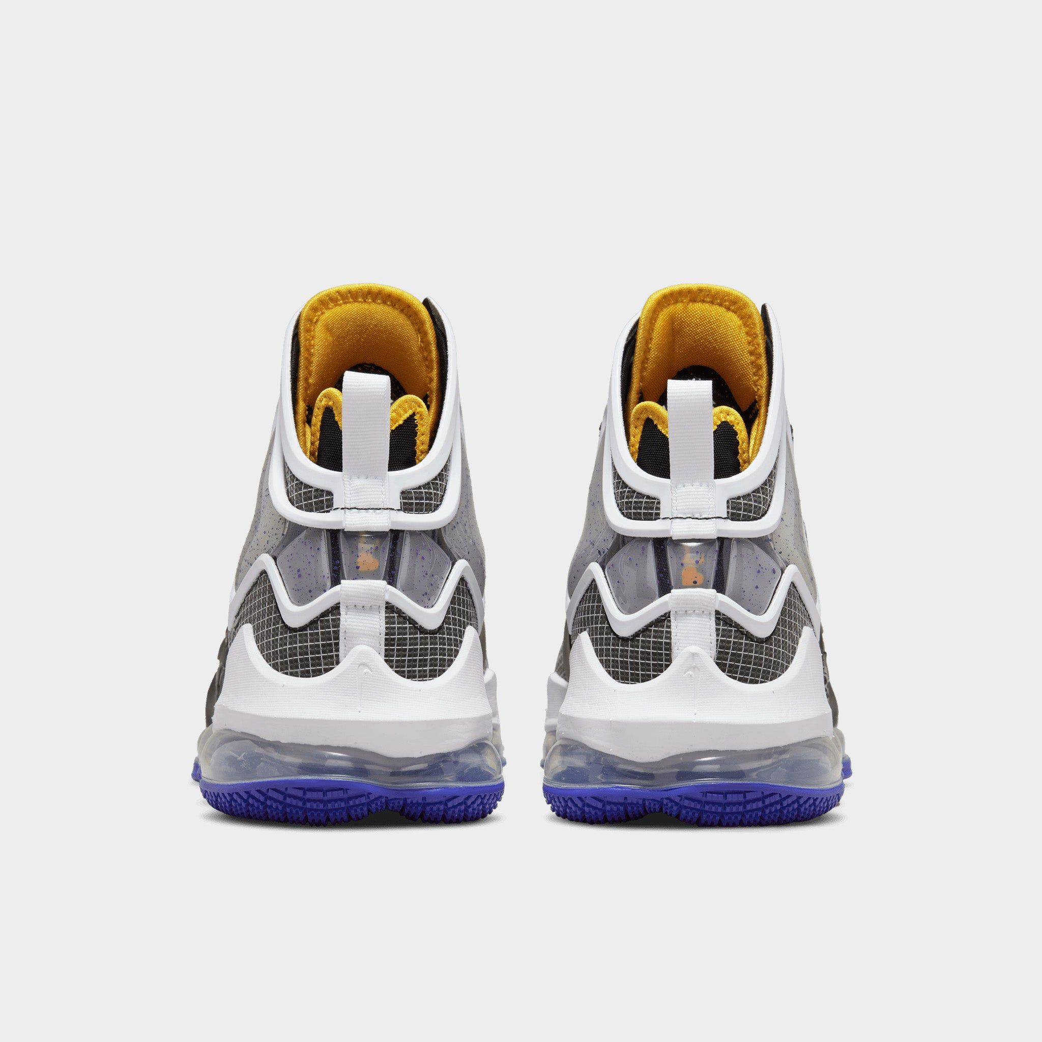 Nike LeBron 19 Black / University Gold - Persian Violet sold by JD Sports product image thumbnail 4