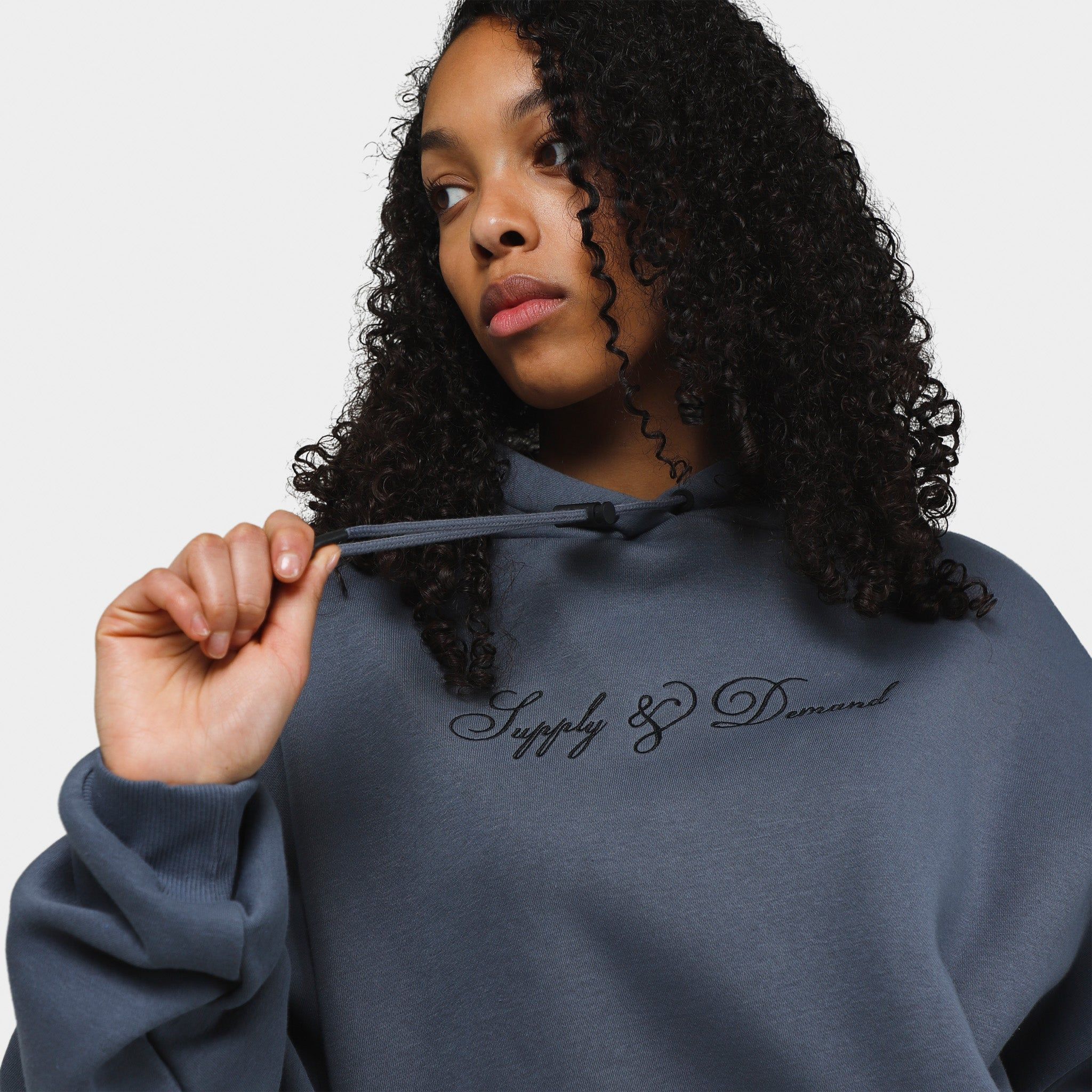Supply & Demand Women's Saint Hoodie / Grey sold by JD Sports product image thumbnail 3