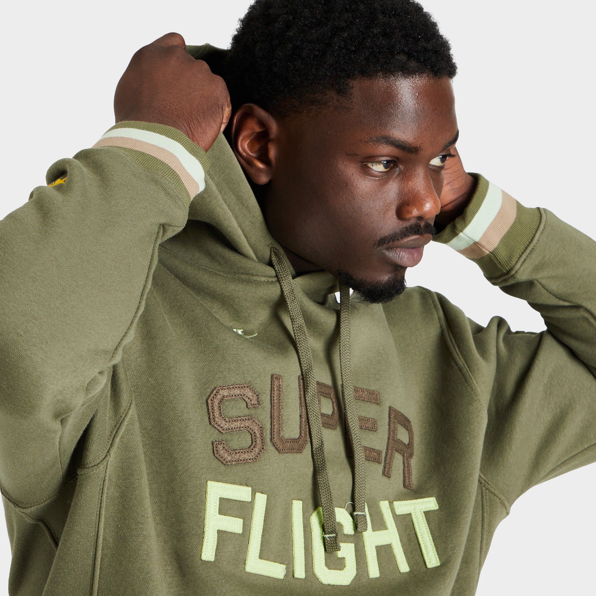 Nike Sportswear Club Fleece Pullover Hoodie / Medium Olive sold by JD Sports product image thumbnail 3