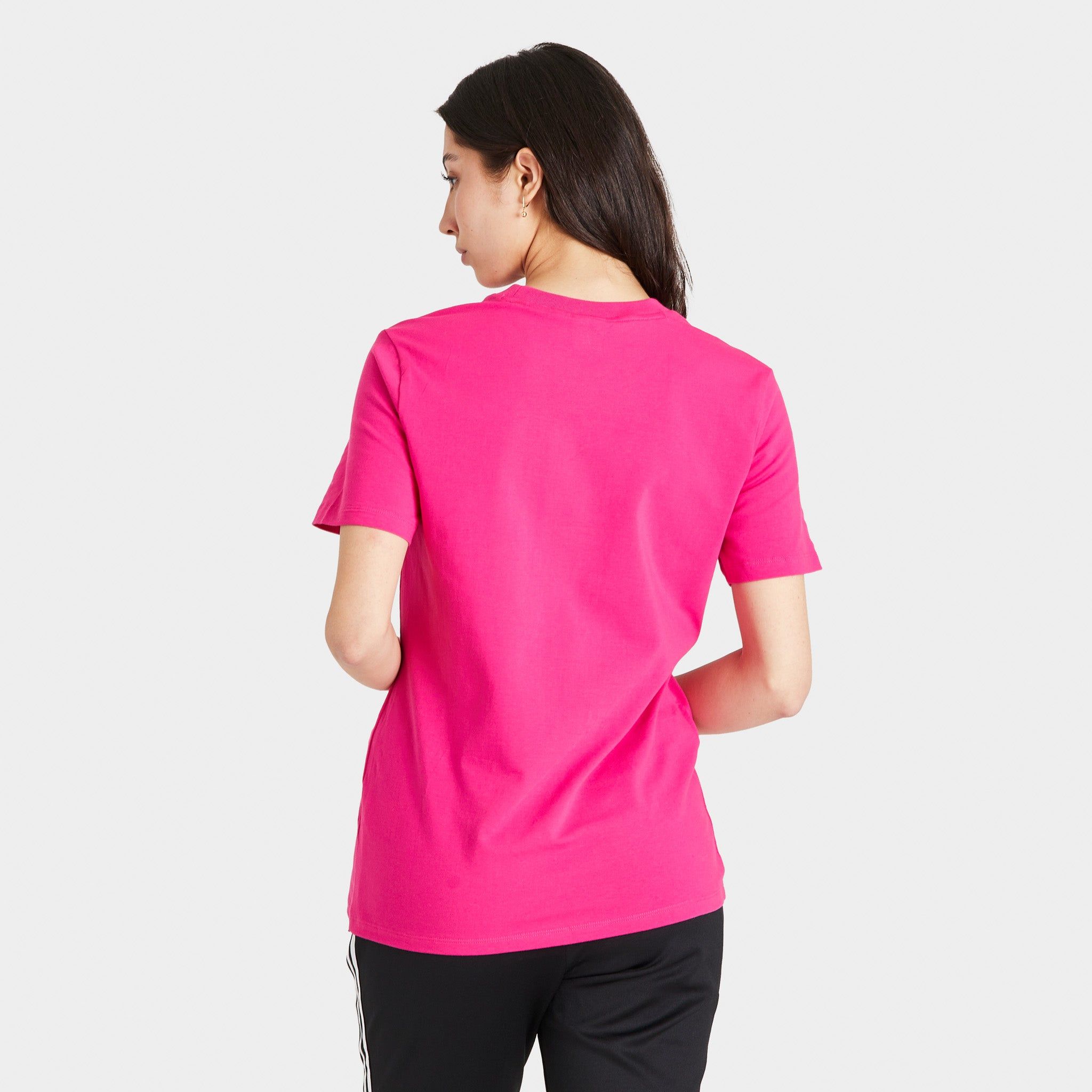 adidas Originals Women's Trefoil T-shirt / Real Magenta sold by JD Sports product image thumbnail 2