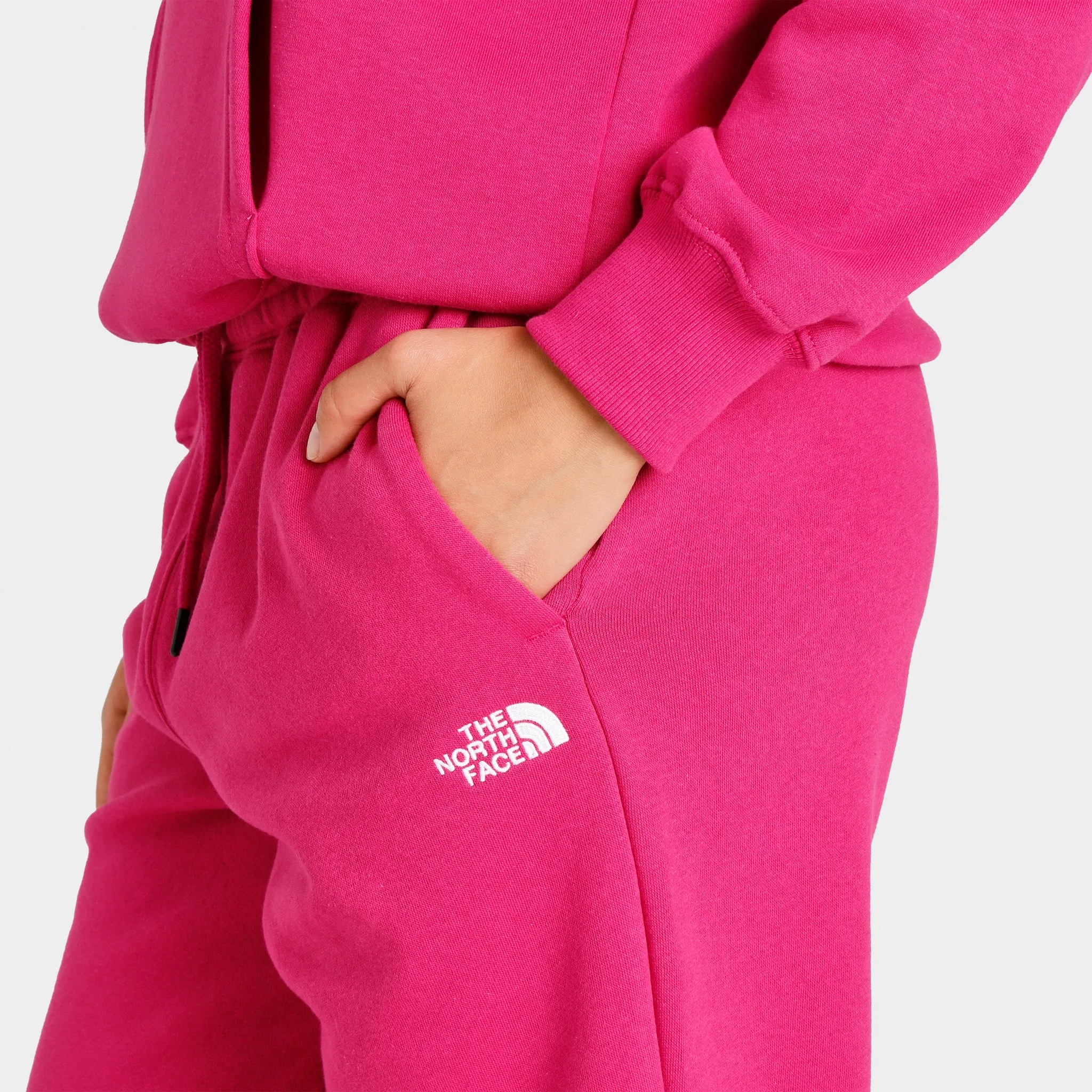 The North Face Women's Half Dome Fleece Sweatpants Fuschia Pink / TNF White sold by JD Sports product image thumbnail 5