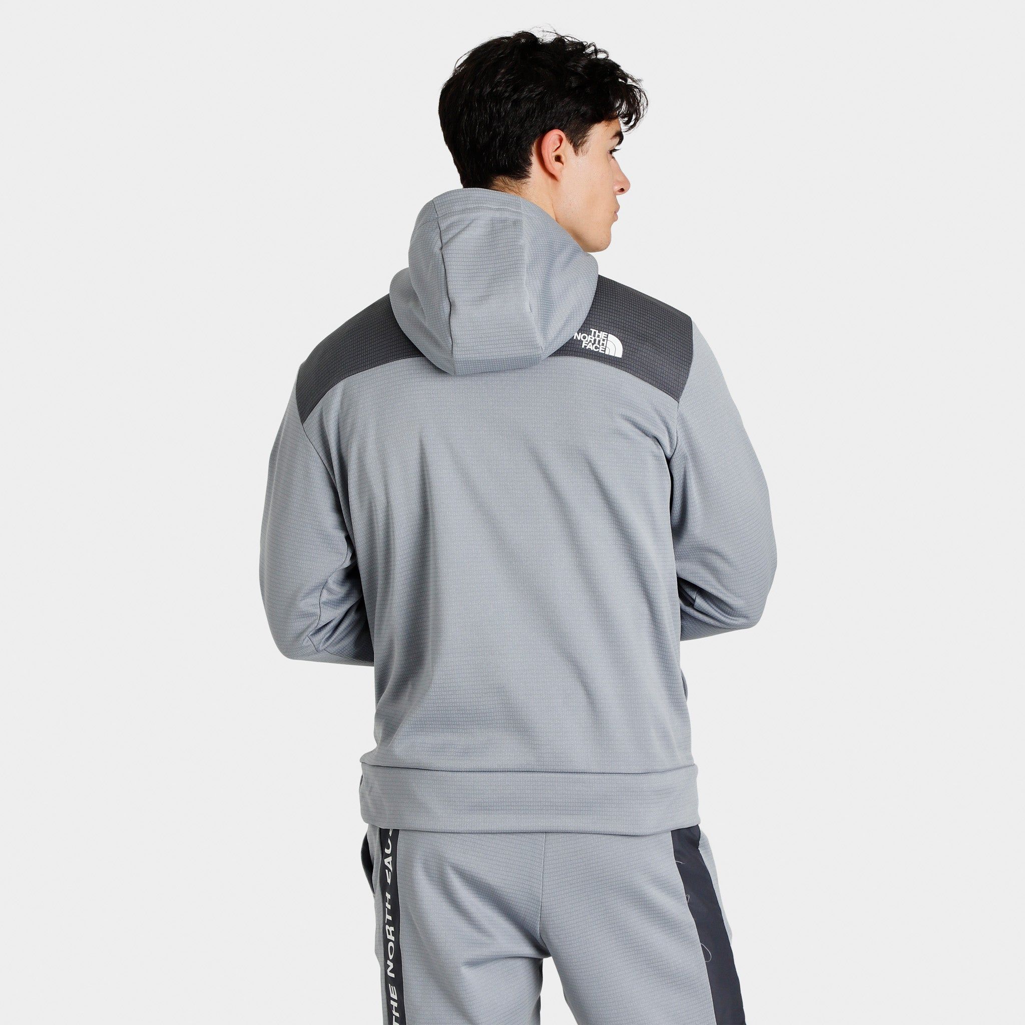 The North Face Ampere Quarter Zip Pullover Hoodie / Tradewinds Grey sold by JD Sports product image thumbnail 4