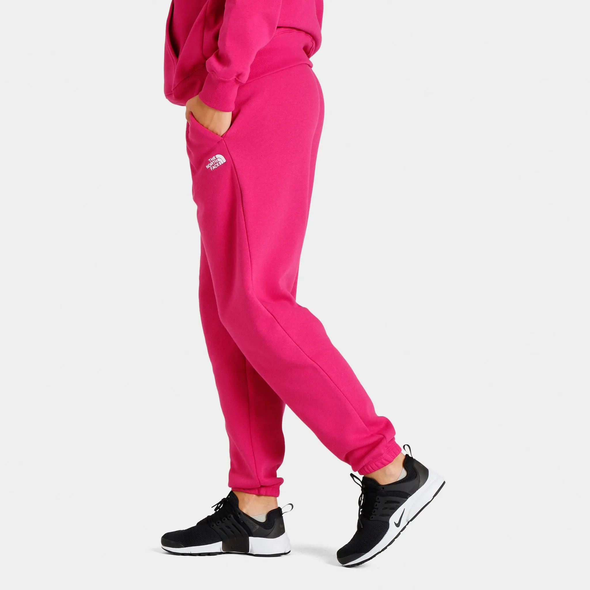 The North Face Women's Half Dome Fleece Sweatpants Fuschia Pink / TNF White sold by JD Sports product image thumbnail 3