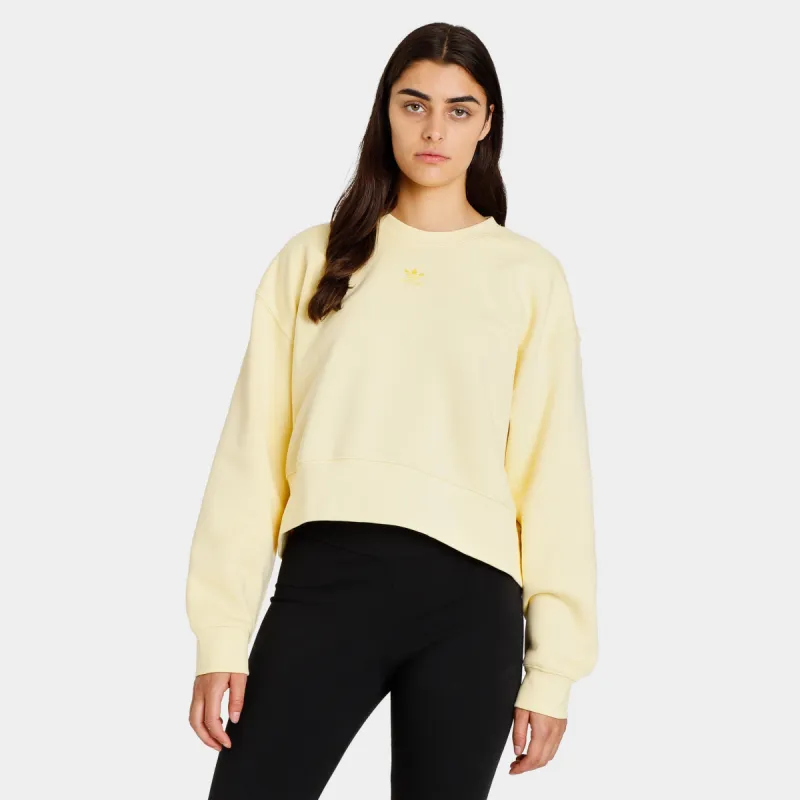 adidas Originals Women's Adicolor Essentials Crew Sweatshirt / Almost Yellow sold by JD Sports