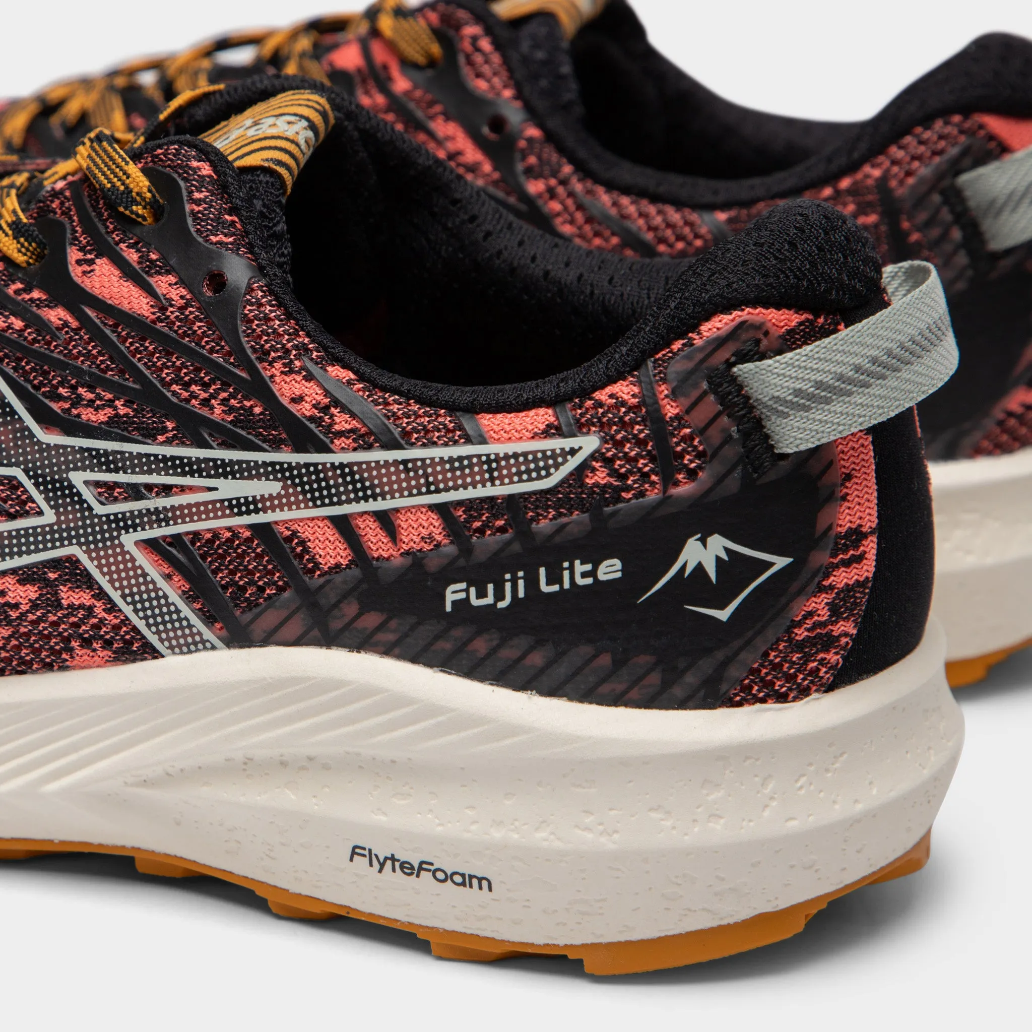 ASICS Women's Fuji Lite 3 Papaya / Light Sage sold by JD Sports product image thumbnail 3