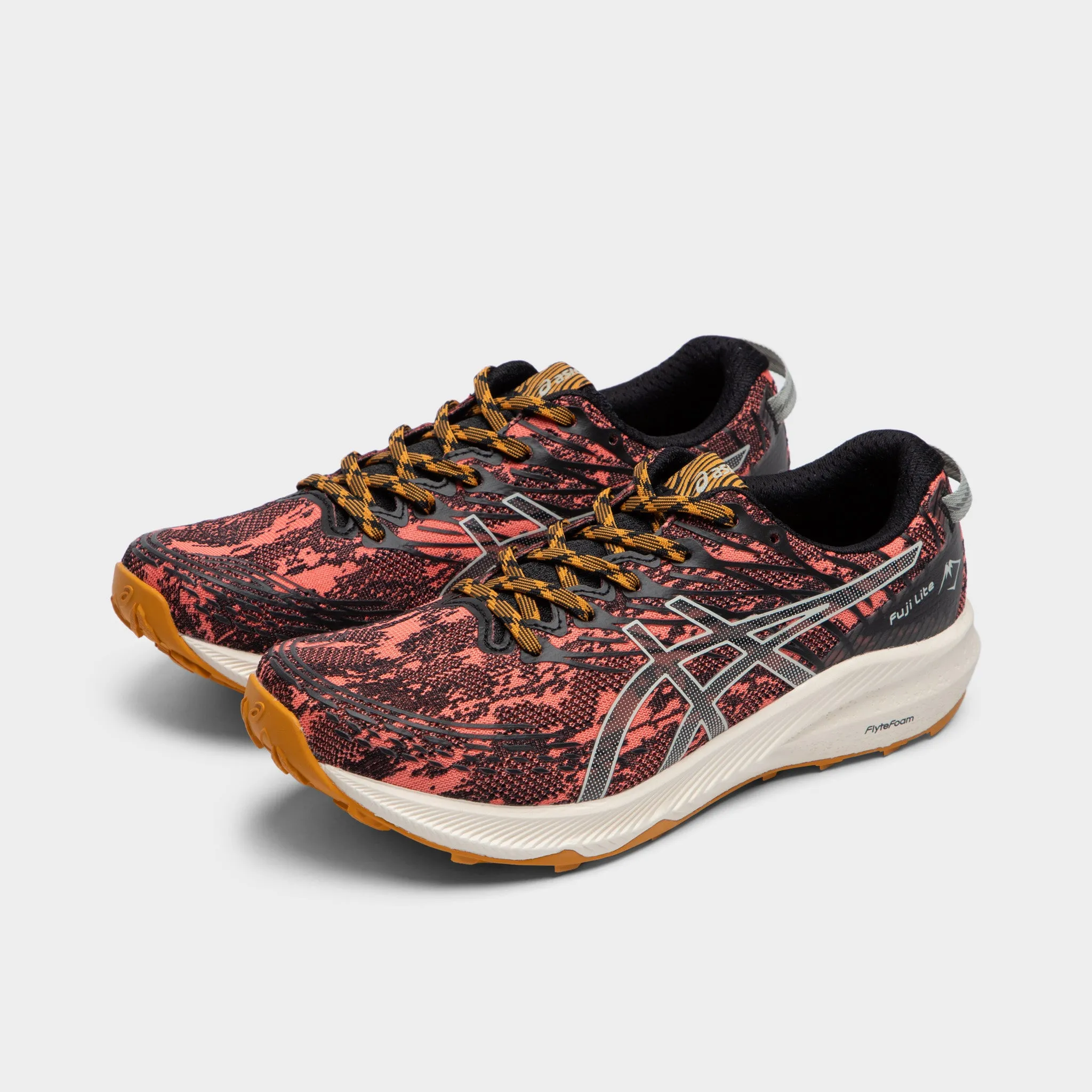 ASICS Women's Fuji Lite 3 Papaya / Light Sage sold by JD Sports product image thumbnail 2