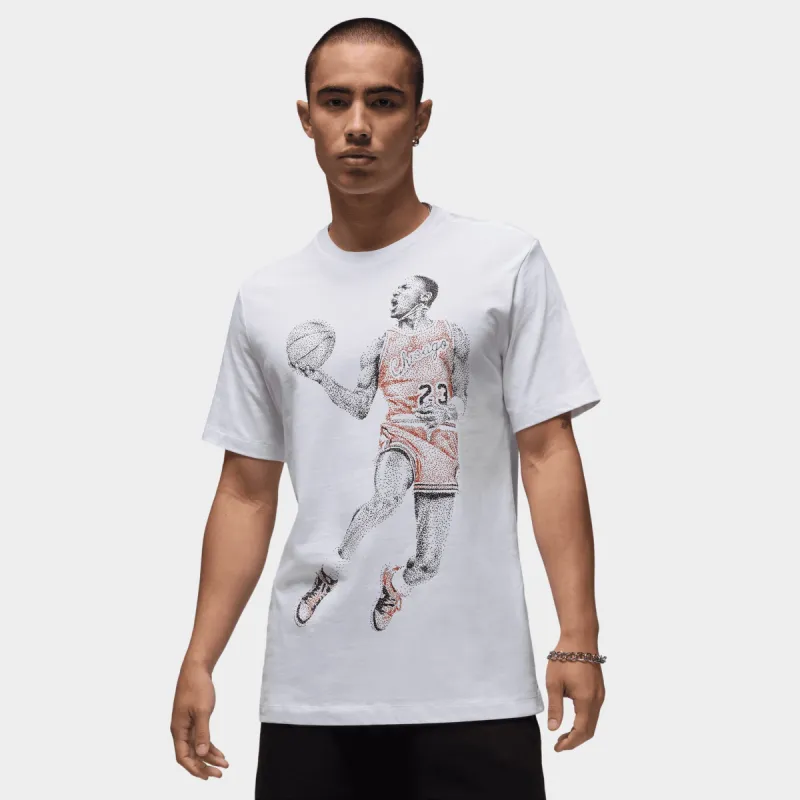 Jordan Brand MJ Dot T-Shirt White / Black sold by JD Sports