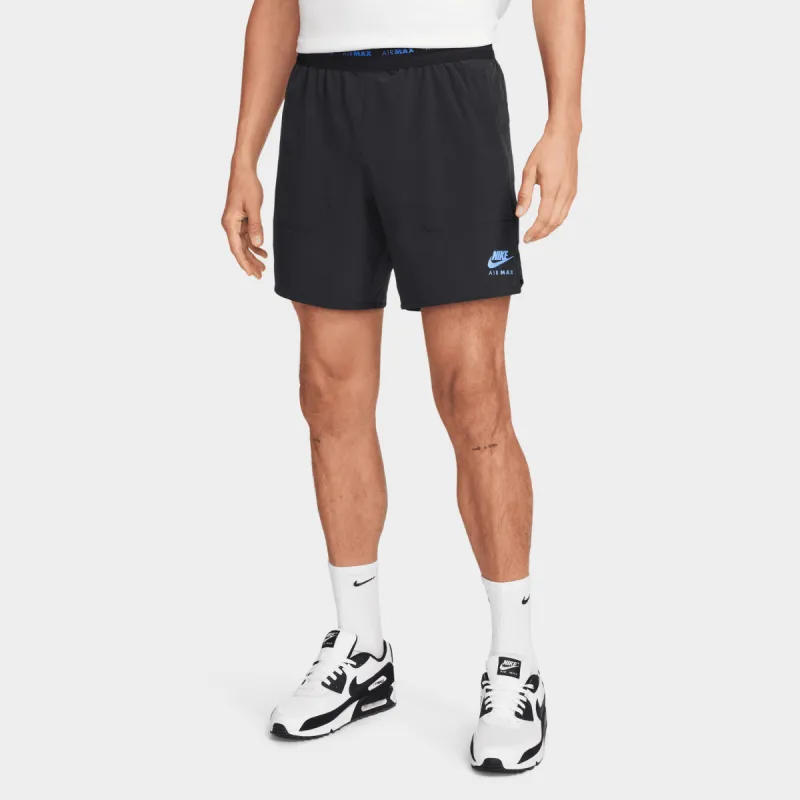 Nike Sportswear Air Max Woven Shorts Black / Game Royal sold by JD Sports