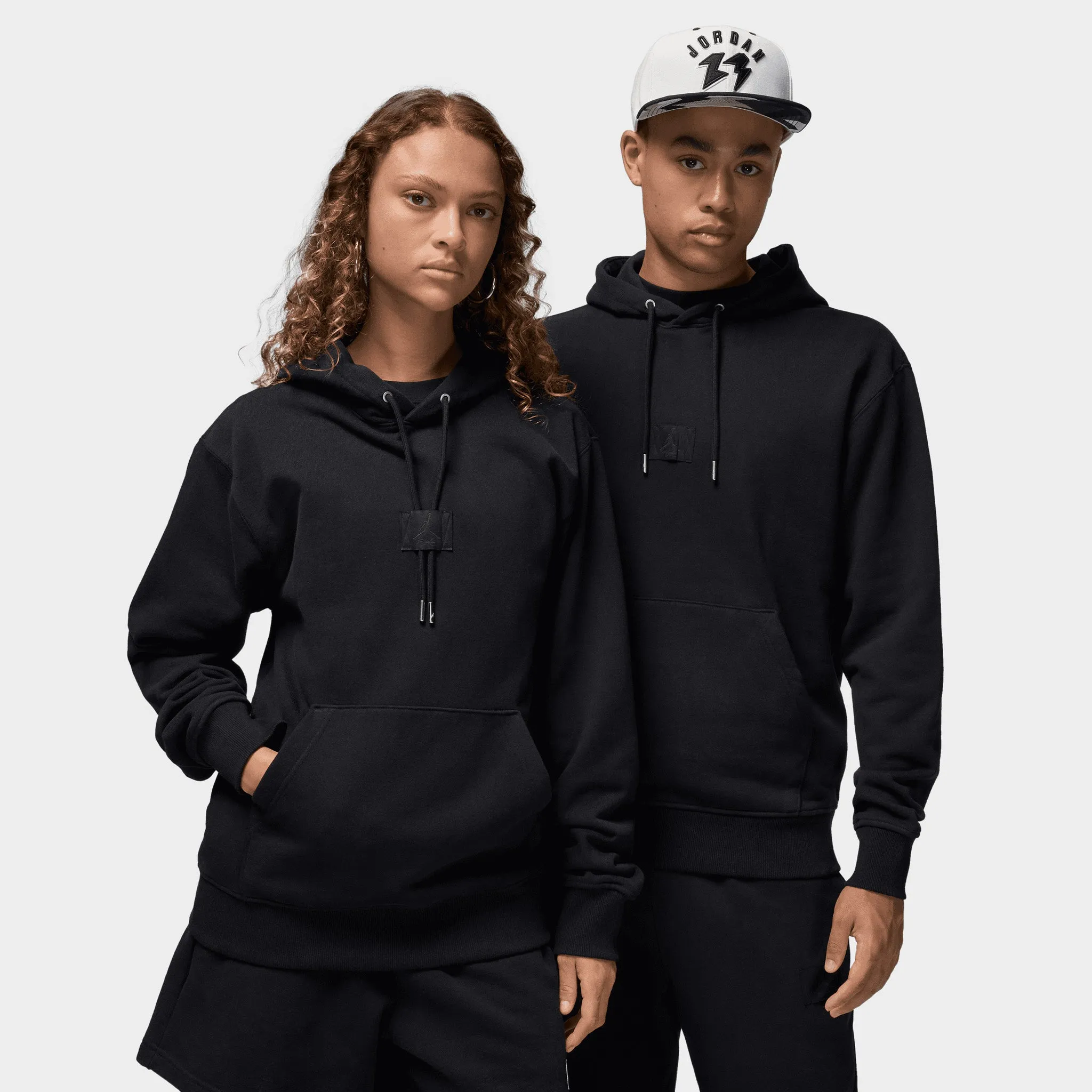 Jordan Flight Fleece Pullover Hoodie / Black sold by JD Sports