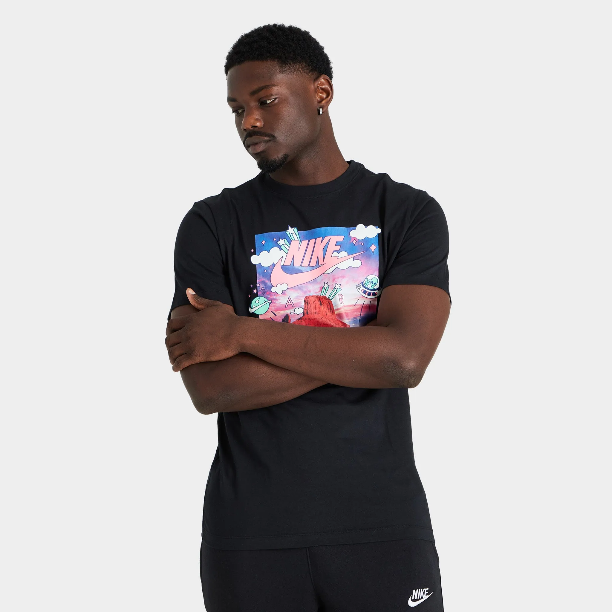 Nike Sportswear Black Light Photo T-shirt / Black sold by JD Sports