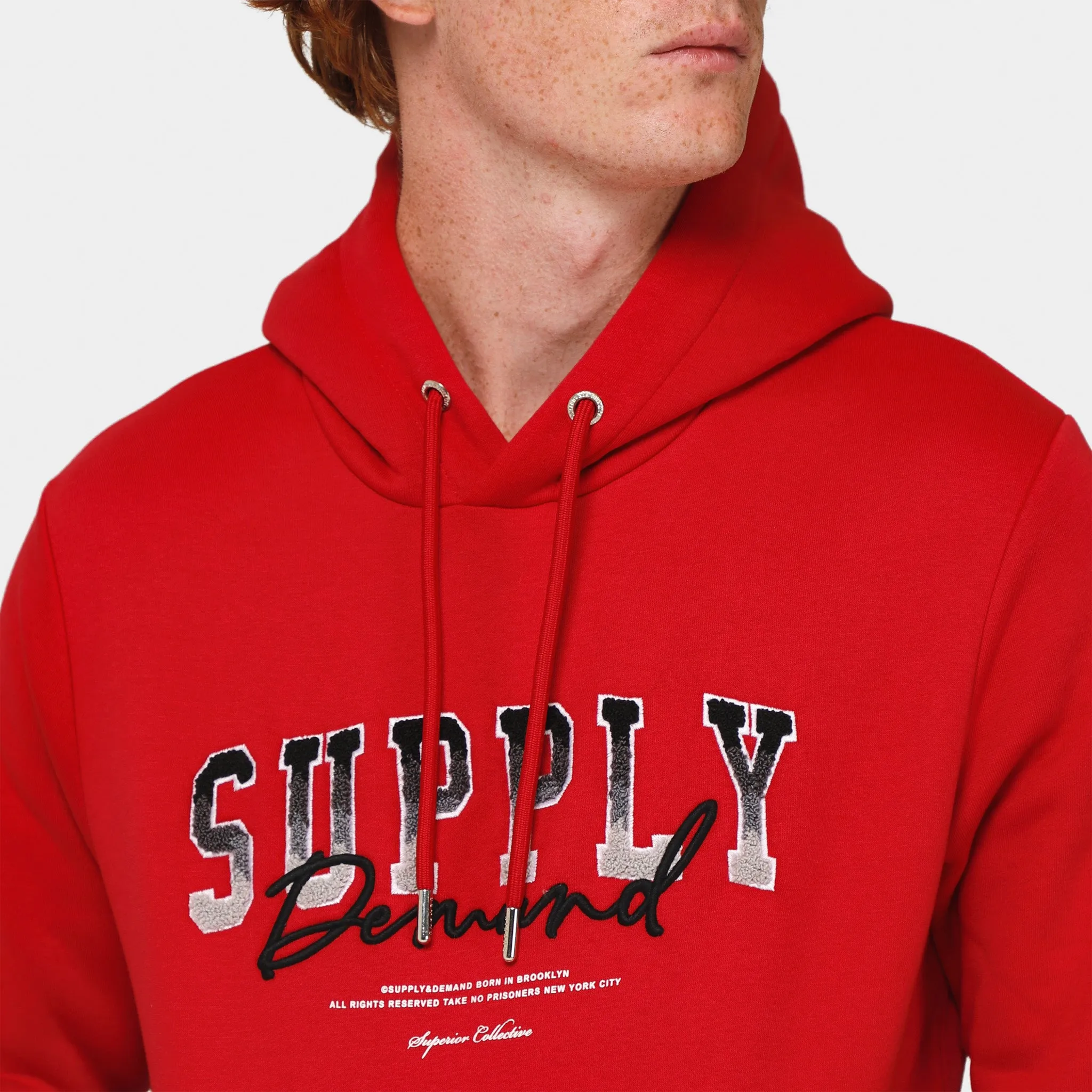 Supply & Demand Trapper Pullover Hoodie / Jester Red sold by JD Sports product image thumbnail 4