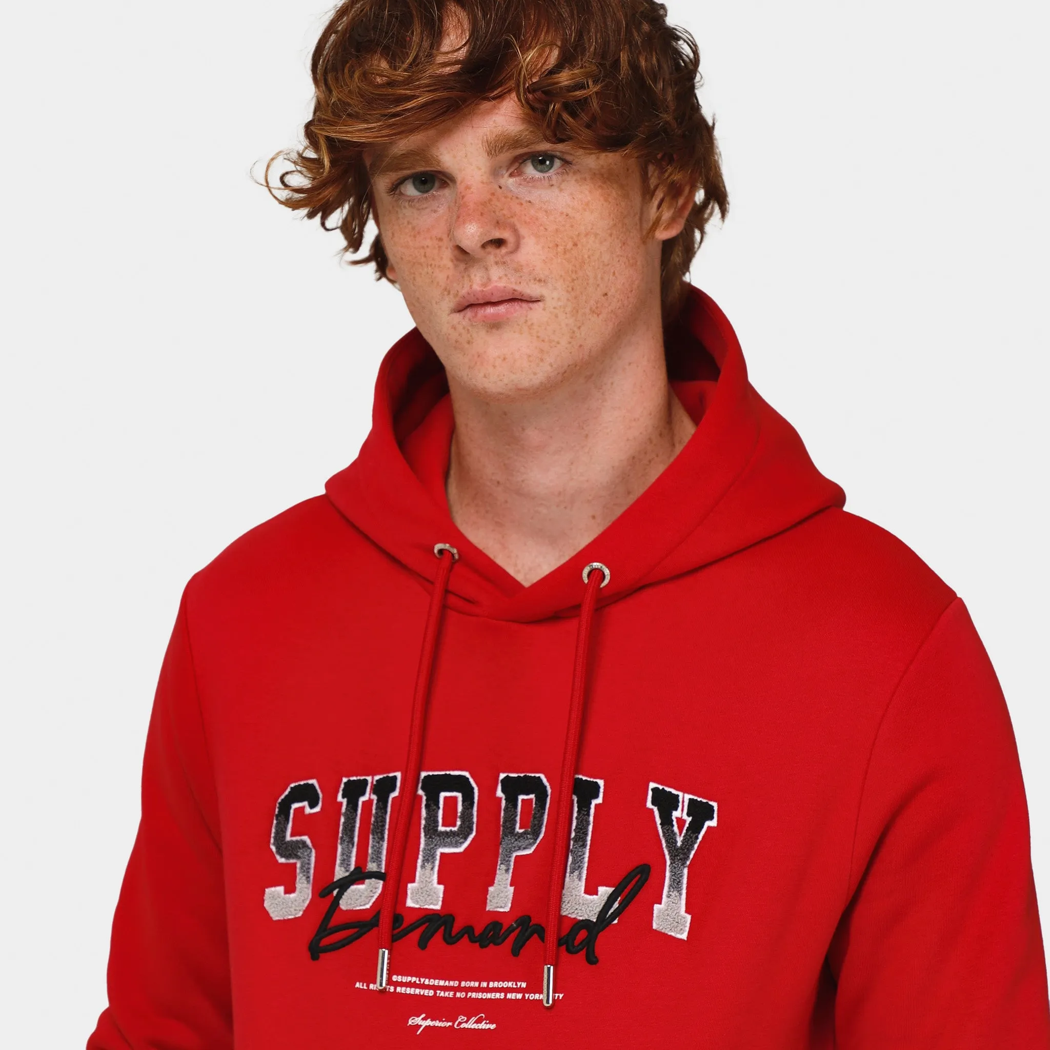 Supply & Demand Trapper Pullover Hoodie / Jester Red sold by JD Sports product image thumbnail 3