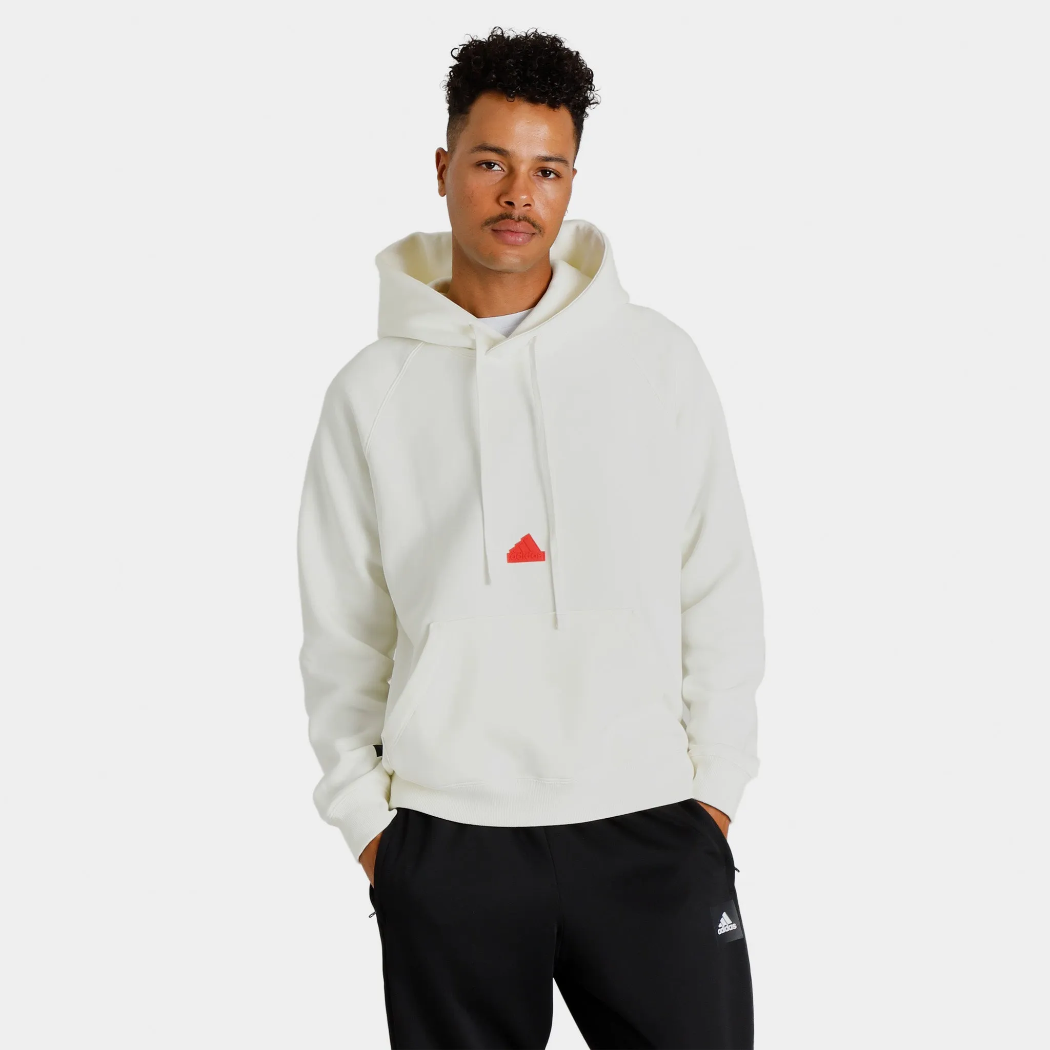 adidas Sportswear Fleece Pullover Hoodie / Off White sold by JD Sports
