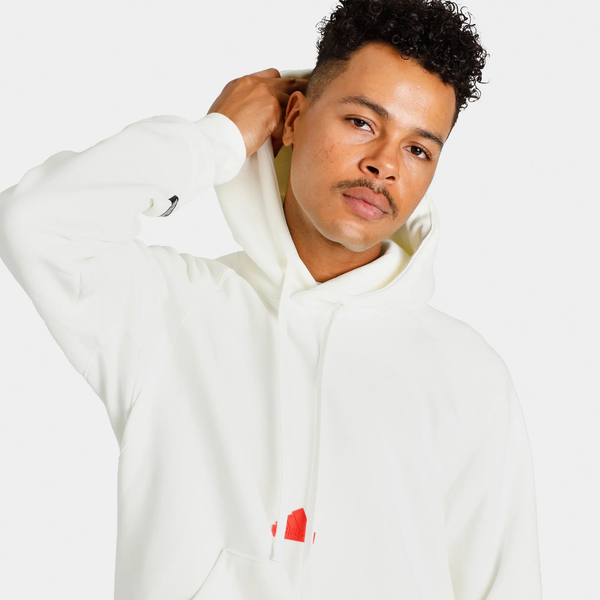 adidas Sportswear Fleece Pullover Hoodie / Off White sold by JD Sports product image thumbnail 3