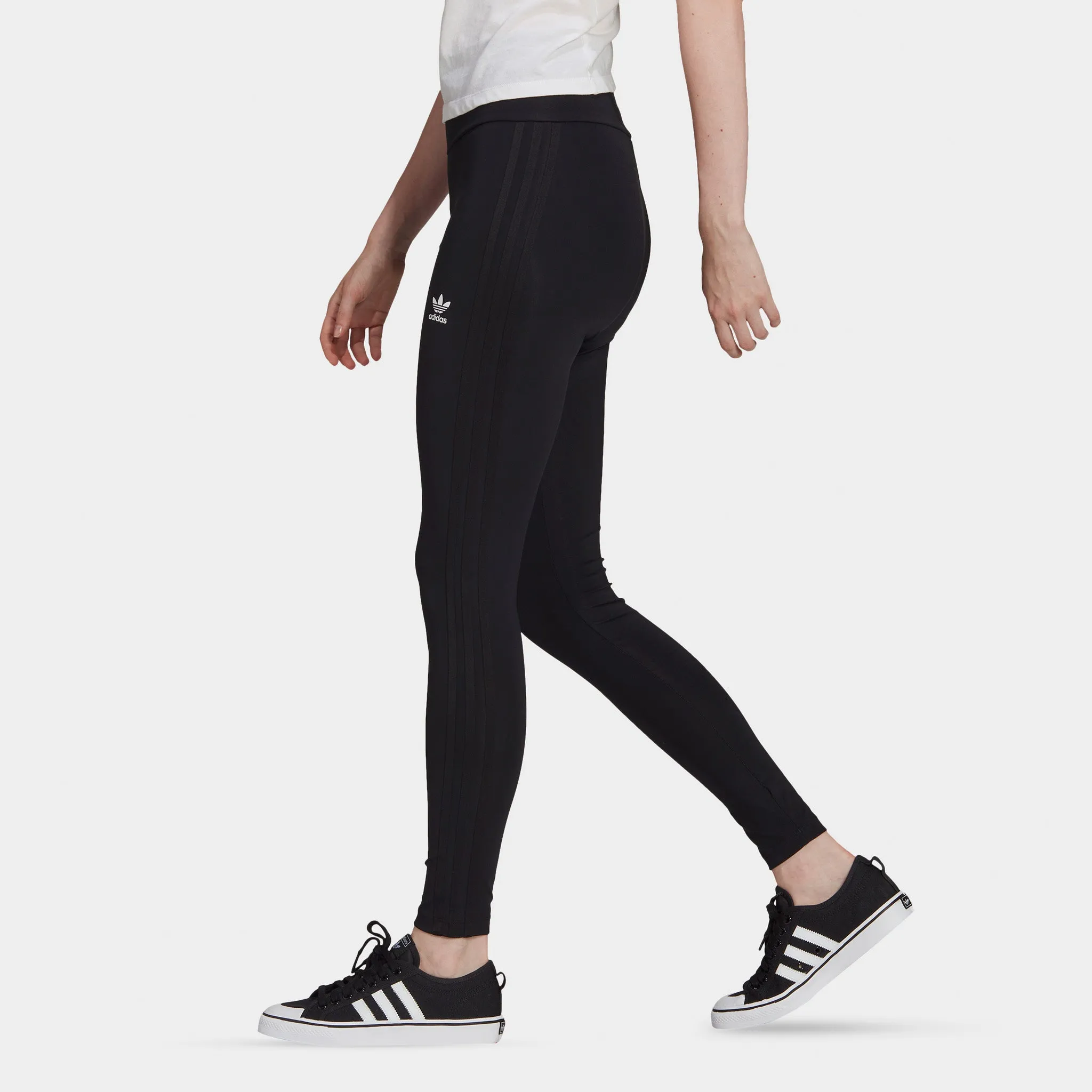 adidas Originals Women's Adicolor Classics Tonal 3-Stripes Tights / Black sold by JD Sports product image thumbnail 3