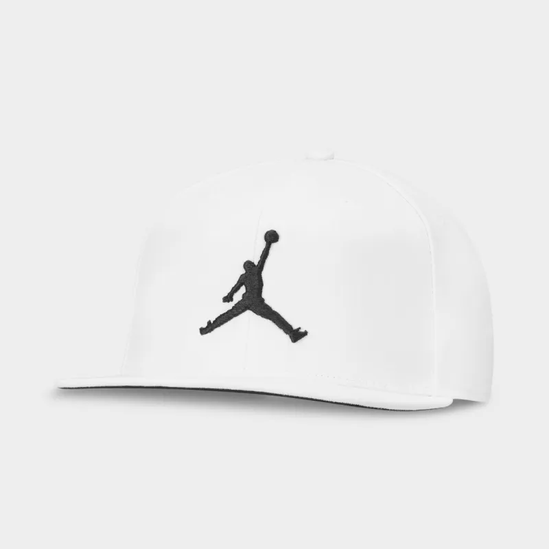 Jordan Pro Jumpman Snapback White / White - Black sold by JD Sports