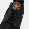 Nike Air Huarache Black / Iron Grey - Safety Orange sold by JD Sports