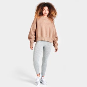Nike Women’s Sportswear Phoenix Fleece Over-Oversized Crewneck Sweatshirt Hemp / Sail sold by JD Sports