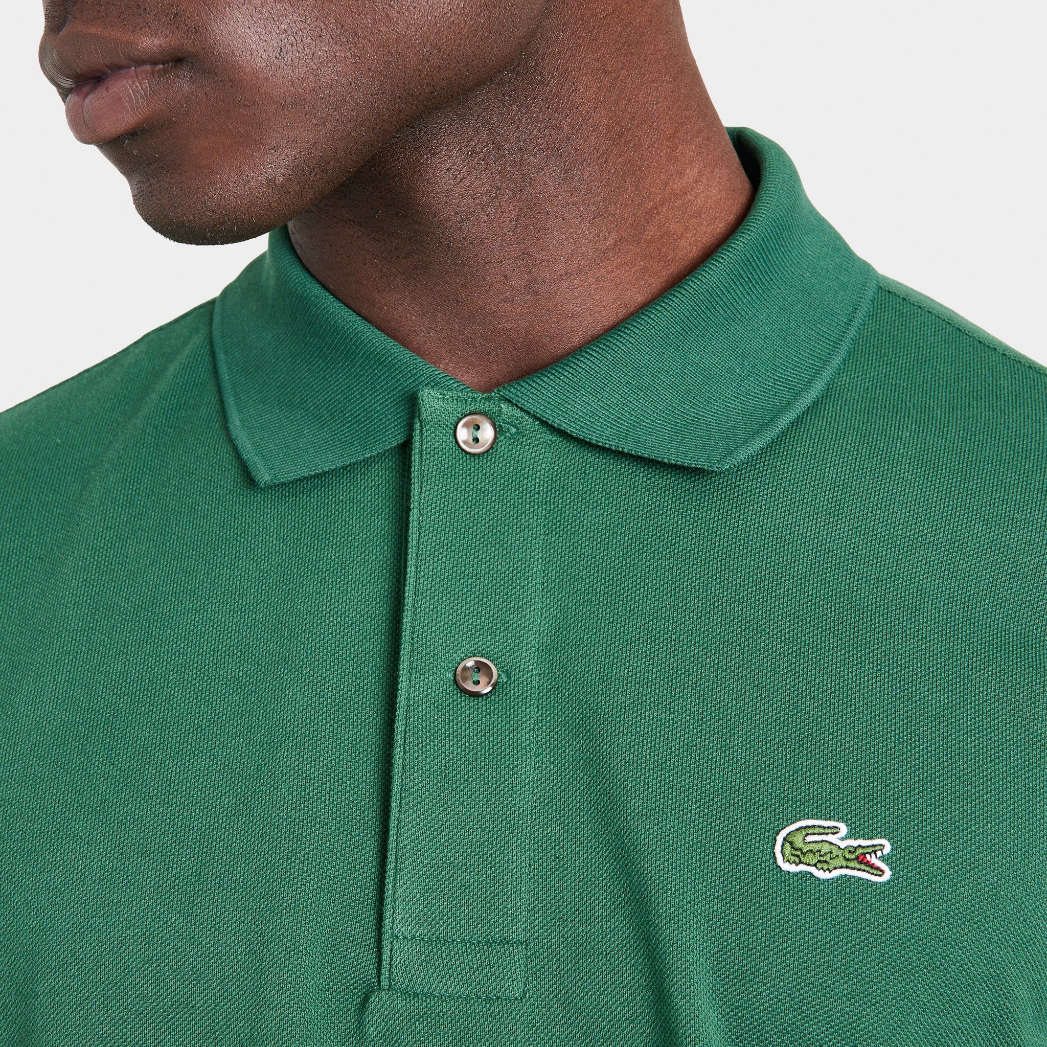 Lacoste Original L.12.12 Petit Piqu Cotton Polo Shirt / Green sold by JD Sports product image thumbnail 4