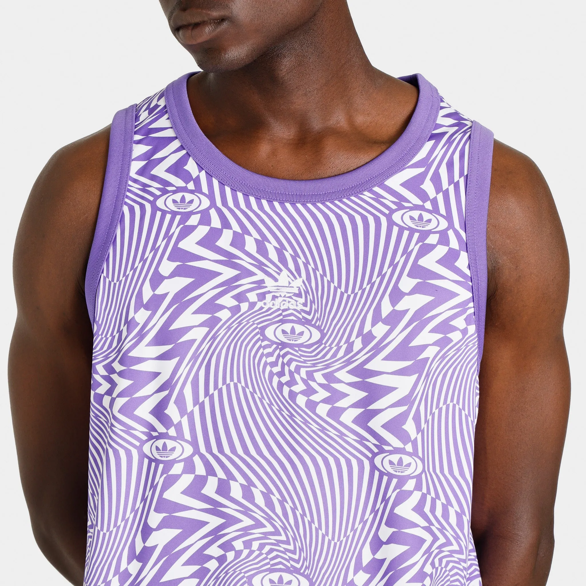 adidas Originals Rekive Allover Print Tank Top / Multicolour sold by JD Sports product image thumbnail 4