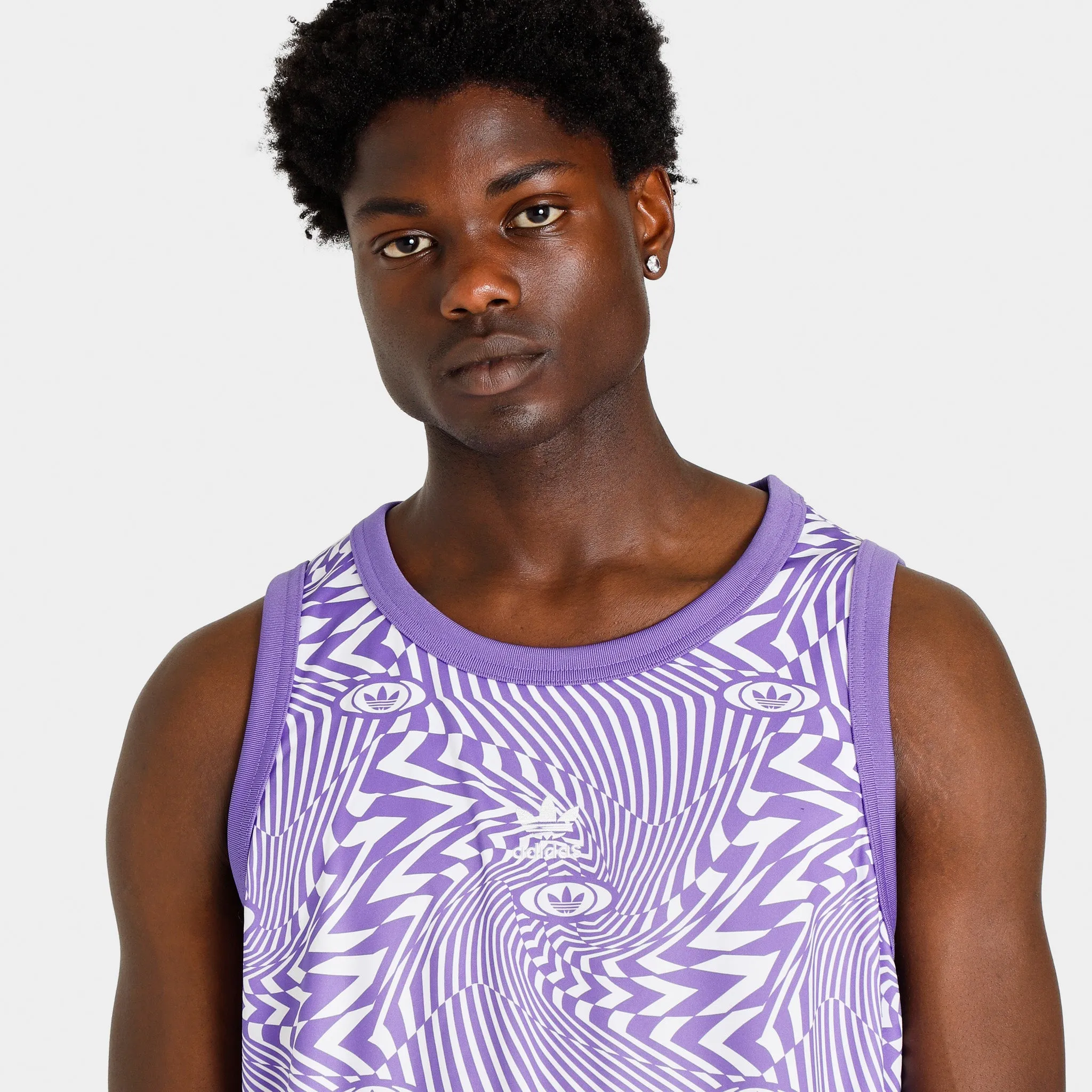 adidas Originals Rekive Allover Print Tank Top / Multicolour sold by JD Sports product image thumbnail 3